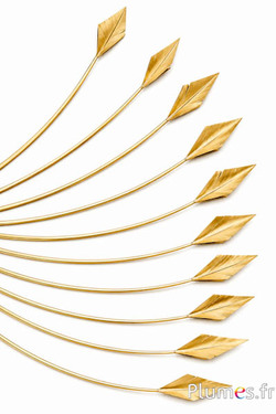 Schwan Pfeilform - 20-30 cm - gold